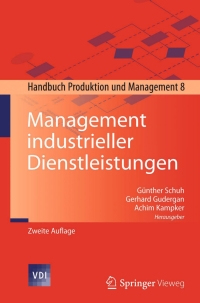 Cover image: Management industrieller Dienstleistungen 2nd edition 9783662472552