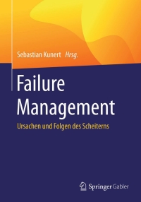 Imagen de portada: Failure Management 9783662473566