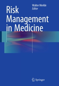 Imagen de portada: Risk Management in Medicine 9783662474068