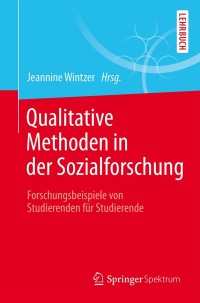 Omslagafbeelding: Qualitative Methoden in der Sozialforschung 9783662474952