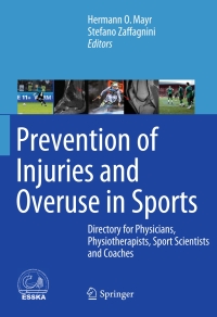 Cover image: Prevention of Injuries and Overuse in Sports 9783662477052