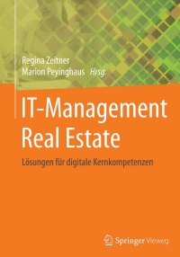 表紙画像: IT-Management Real Estate 9783662477168