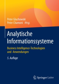 Imagen de portada: Analytische Informationssysteme 5th edition 9783662477625
