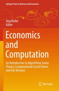 Cover image: Economics and Computation 9783662479032