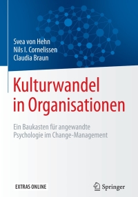 Cover image: Kulturwandel in Organisationen 9783662481707