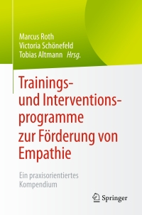 Imagen de portada: Trainings- und Interventionsprogramme zur Förderung von Empathie 9783662481981