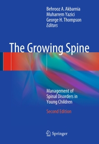 Cover image: The Growing Spine 2nd edition 9783662482834
