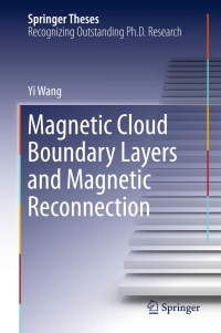 Cover image: Magnetic Cloud Boundary Layers and Magnetic Reconnection 9783662483091