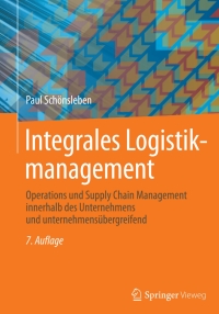 Titelbild: Integrales Logistikmanagement 7th edition 9783662483336