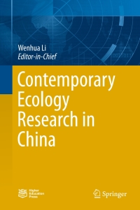 Omslagafbeelding: Contemporary Ecology Research in China 9783662483749