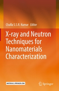 Titelbild: X-ray and Neutron Techniques for Nanomaterials Characterization 9783662486047