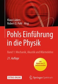 Cover image: Pohls Einführung in die Physik 21st edition 9783662486627