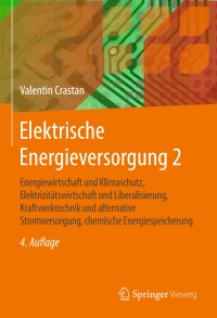Cover image: Elektrische Energieversorgung 2 4th edition 9783662489642