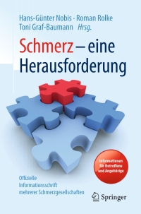 表紙画像: Schmerz - eine Herausforderung 2nd edition 9783662489734
