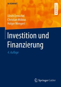 Imagen de portada: Investition und Finanzierung 4th edition 9783662490082