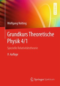 Cover image: Grundkurs Theoretische Physik 4/1 9th edition 9783662490303
