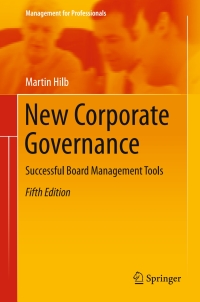 Titelbild: New Corporate Governance 5th edition 9783662490594