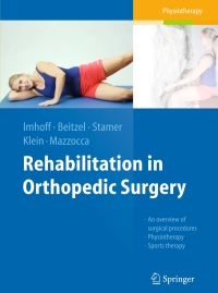 Cover image: Rehabilitation in Orthopedic Surgery 2nd edition 9783662491485