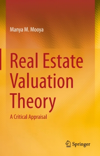 Cover image: Real Estate Valuation Theory 9783662491638