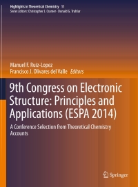 Imagen de portada: 9th Congress on Electronic Structure: Principles and Applications (ESPA 2014) 9783662487938