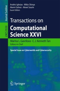 Immagine di copertina: Transactions on Computational Science XXVI 9783662492468