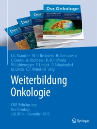 Imagen de portada: Weiterbildung Onkologie 9783662494141