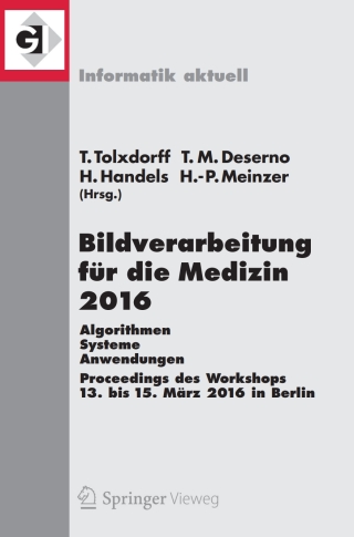 Imagen de portada: Bildverarbeitung für die Medizin 2016 9783662494646