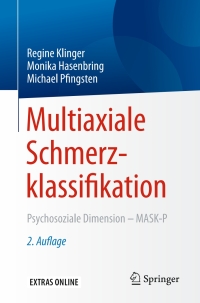 Imagen de portada: Multiaxiale Schmerzklassifikation 2nd edition 9783662494738