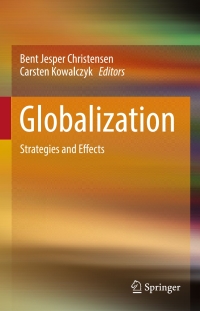 Cover image: Globalization 9783662495001