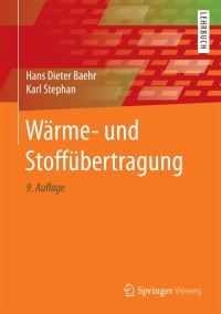 Imagen de portada: Wärme- und Stoffübertragung 9th edition 9783662496763