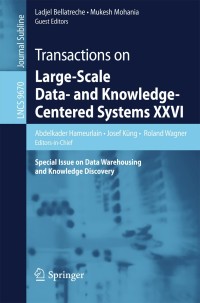 Cover image: Transactions on Large-Scale Data- and Knowledge-Centered Systems XXVI 9783662497838