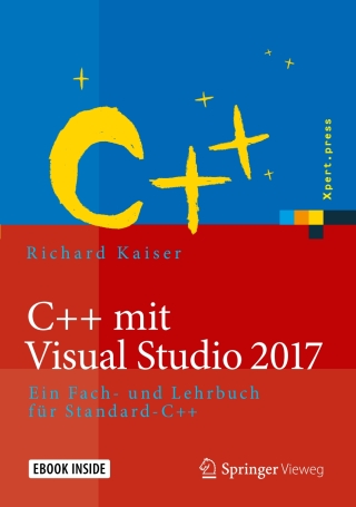 Imagen de portada: C++ mit Visual Studio 2017 9783662497920