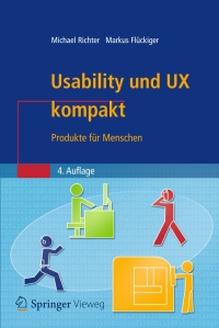 Cover image: Usability und UX kompakt 4th edition 9783662498279