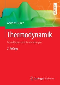 Cover image: Thermodynamik 2nd edition 9783662499214