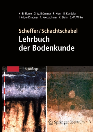 صورة الغلاف: Scheffer/Schachtschabel: Lehrbuch der Bodenkunde 16th edition 9783662499597