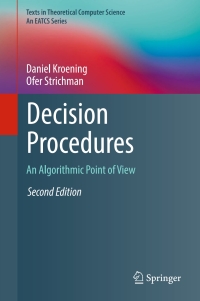 Imagen de portada: Decision Procedures 2nd edition 9783662504963