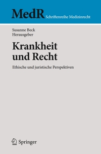 Immagine di copertina: Krankheit und Recht 9783662526507