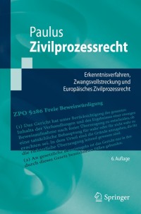 Imagen de portada: Zivilprozessrecht 6th edition 9783662526569