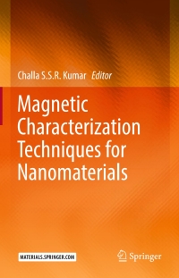 Cover image: Magnetic Characterization Techniques for Nanomaterials 9783662527795