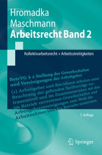 Imagen de portada: Arbeitsrecht Band 2 7th edition 9783662529324