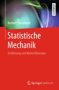 Cover image: Statistische Mechanik 9783662529492