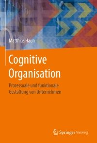 Imagen de portada: Cognitive Organisation 9783662529515