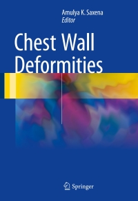 Cover image: Chest Wall Deformities 9783662530863