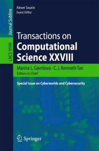 Cover image: Transactions on Computational Science XXVIII 9783662530894