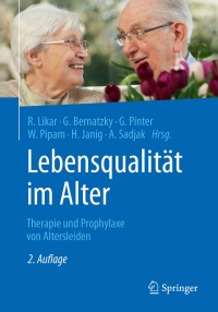 Cover image: Lebensqualität im Alter 2nd edition 9783662531006