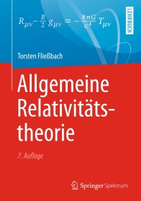 Imagen de portada: Allgemeine Relativitätstheorie 7th edition 9783662531051