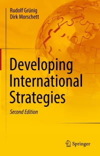 Cover image: Developing International Strategies 2nd edition 9783662531228