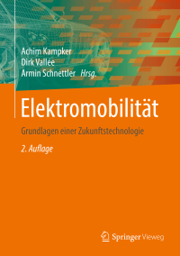 表紙画像: Elektromobilität 2nd edition 9783662531365