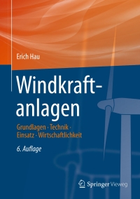 Cover image: Windkraftanlagen 6th edition 9783662531532