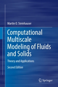 Cover image: Computational Multiscale Modeling of Fluids and Solids 2nd edition 9783662532225
